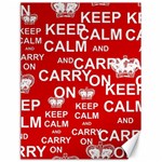 Keep Calm And Carry On Canvas 18  x 24   17.8 x23.08  Canvas - 1