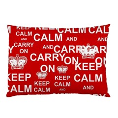 Keep Calm And Carry On Pillow Case