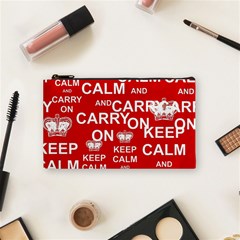 Keep Calm And Carry On Cosmetic Bag (Small) 