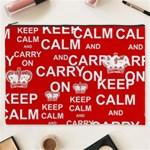 Keep Calm And Carry On Cosmetic Bag (XXXL)  Front