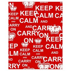 Keep Calm And Carry On Drawstring Bag (small) by Sapixe