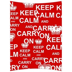 Keep Calm And Carry On Back Support Cushion