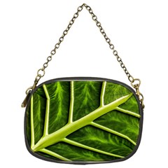 Leaf Dark Green Chain Purses (one Side)  by Sapixe