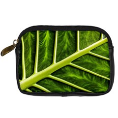 Leaf Dark Green Digital Camera Cases by Sapixe