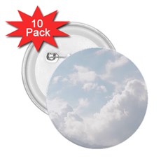 Light Nature Sky Sunny Clouds 2 25  Buttons (10 Pack)  by Sapixe