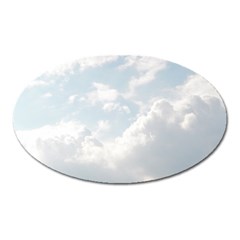 Light Nature Sky Sunny Clouds Oval Magnet by Sapixe