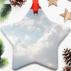 Light Nature Sky Sunny Clouds Star Ornament (two Sides) by Sapixe