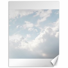 Light Nature Sky Sunny Clouds Canvas 18  X 24   by Sapixe