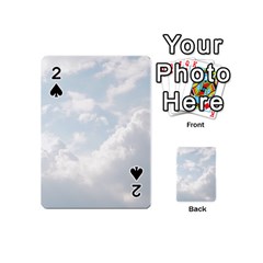 Light Nature Sky Sunny Clouds Playing Cards 54 (mini)  by Sapixe