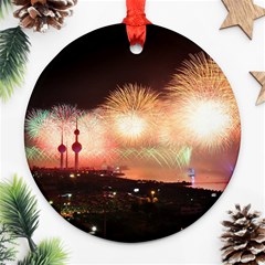 Kuwait Liberation Day National Day Fireworks Ornament (round) by Sapixe