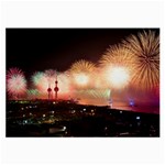 Kuwait Liberation Day National Day Fireworks Large Glasses Cloth (2-Side) Back