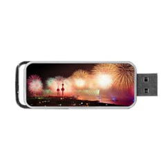 Kuwait Liberation Day National Day Fireworks Portable Usb Flash (two Sides) by Sapixe