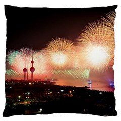 Kuwait Liberation Day National Day Fireworks Standard Flano Cushion Case (two Sides) by Sapixe