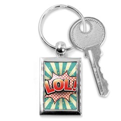 Lol Comic Speech Bubble  Vector Illustration Key Chains (rectangle)  by Sapixe