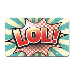 Lol Comic Speech Bubble  Vector Illustration Magnet (rectangular) by Sapixe