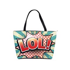 Lol Comic Speech Bubble  Vector Illustration Shoulder Handbags by Sapixe