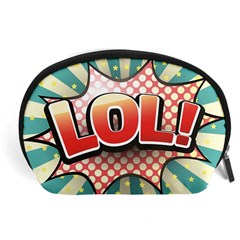 Lol Comic Speech Bubble  Vector Illustration Accessory Pouches (large)  by Sapixe