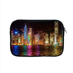 Light Water Cityscapes Night Multicolor Hong Kong Nightlights Apple Macbook Pro 15  Zipper Case by Sapixe