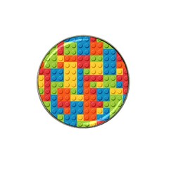 Lego Bricks Pattern Hat Clip Ball Marker (10 Pack) by Sapixe