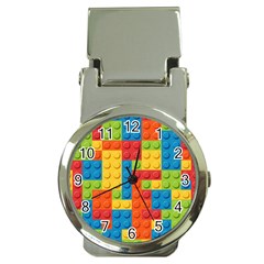 Lego Bricks Pattern Money Clip Watches by Sapixe