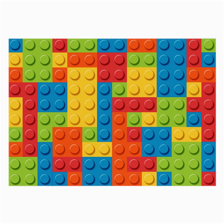 Lego Bricks Pattern Large Glasses Cloth