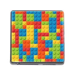 Lego Bricks Pattern Memory Card Reader (square) by Sapixe