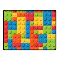 Lego Bricks Pattern Fleece Blanket (small) by Sapixe