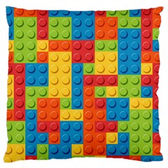 Lego Bricks Pattern Standard Flano Cushion Case (one Side) by Sapixe