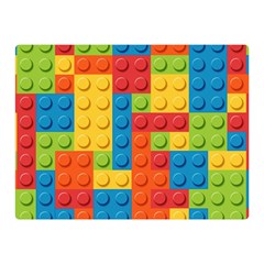 Lego Bricks Pattern Double Sided Flano Blanket (mini)  by Sapixe