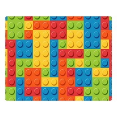 Lego Bricks Pattern Double Sided Flano Blanket (large)  by Sapixe