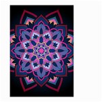 Mandala Circular Pattern Small Garden Flag (Two Sides) Back