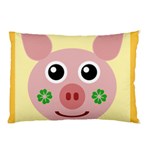 Luck Lucky Pig Pig Lucky Charm Pillow Case (Two Sides) Front