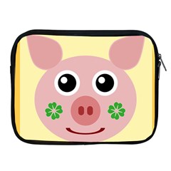 Luck Lucky Pig Pig Lucky Charm Apple Ipad 2/3/4 Zipper Cases by Sapixe