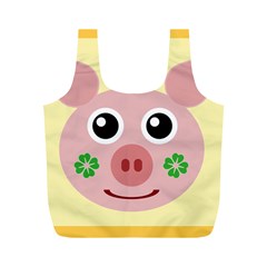 Luck Lucky Pig Pig Lucky Charm Full Print Recycle Bags (m) 