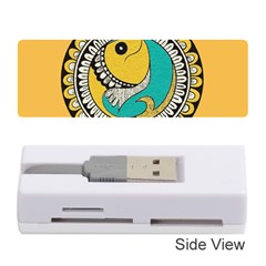 Madhubani Fish Indian Ethnic Pattern Memory Card Reader (stick)  by Sapixe