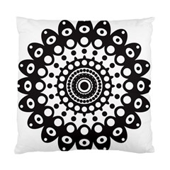 Mandala Geometric Symbol Pattern Standard Cushion Case (one Side) by Sapixe