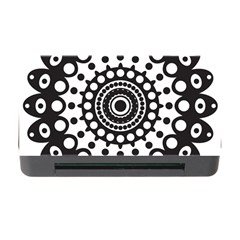 Mandala Geometric Symbol Pattern Memory Card Reader With Cf by Sapixe