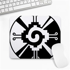 Maya Calendar Native American Religion Large Mousepads by Sapixe