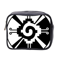 Maya Calendar Native American Religion Mini Toiletries Bag 2-side by Sapixe