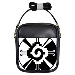 Maya Calendar Native American Religion Girls Sling Bags by Sapixe