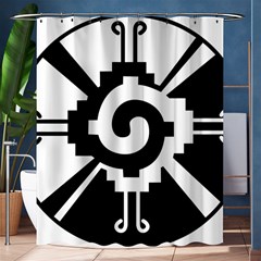 Maya Calendar Native American Religion Shower Curtain 60  X 72  (medium)  by Sapixe