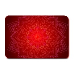 Mandala Ornament Floral Pattern Plate Mats by Sapixe