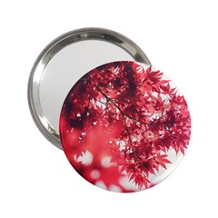 Maple Leaves Red Autumn Fall 2 25  Handbag Mirrors by Sapixe