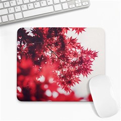 Maple Leaves Red Autumn Fall Large Mousepads by Sapixe