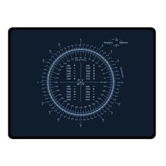 Minimalistic Knowledge Mathematics Trigonometry Fleece Blanket (small) by Sapixe