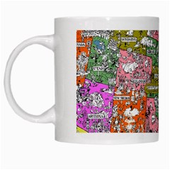 Mad Magazine Sadic Comics Humor Funny Comics Poster White Mugs by Sapixe