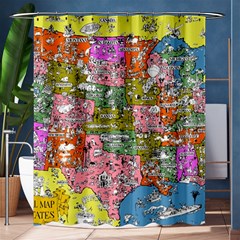 Mad Magazine Sadic Comics Humor Funny Comics Poster Shower Curtain 60  X 72  (medium)  by Sapixe