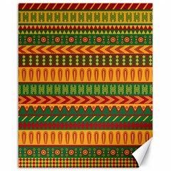 Mexican Pattern Canvas 16  X 20   by Sapixe