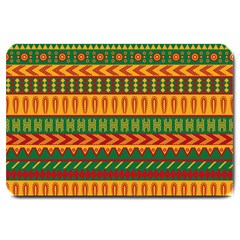 Mexican Pattern Large Doormat  by Sapixe