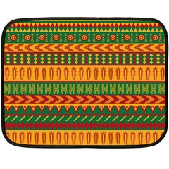 Mexican Pattern Double Sided Fleece Blanket (mini)  by Sapixe